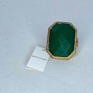 Green/Gold (adjustable) ring from RESET-CLOSET